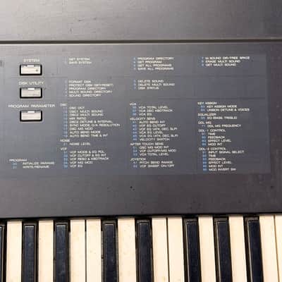 Korg DSS-1 61-Key Sampling Synthesizer Keyboard – Vintage 1986 – Untested - No Factory Sounds image 6