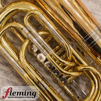 Alexander Model 163 Professional CC Tuba - Rotor Valves, Lacquer image 12