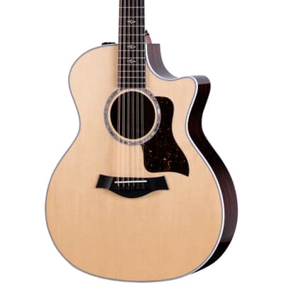 Taylor 454ce 12-String Grand Auditorium Acoustic Electric Guitar - Natural image 1