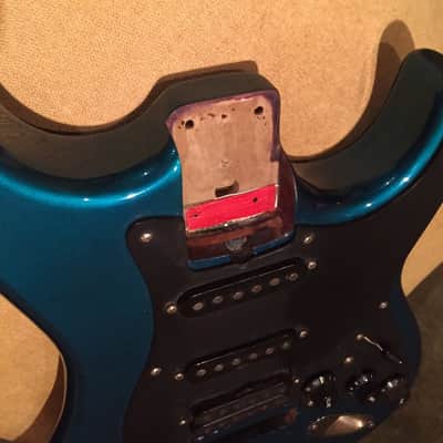 Kramer Pacer Deluxe C Series body loaded  Floyd Rose  Ready 1983 blue image 8