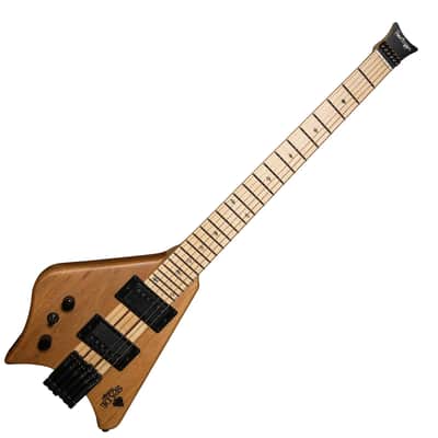 Bootlegger Guitar Spade HH Left Handed With Case 2023 - Honey Matte image 9