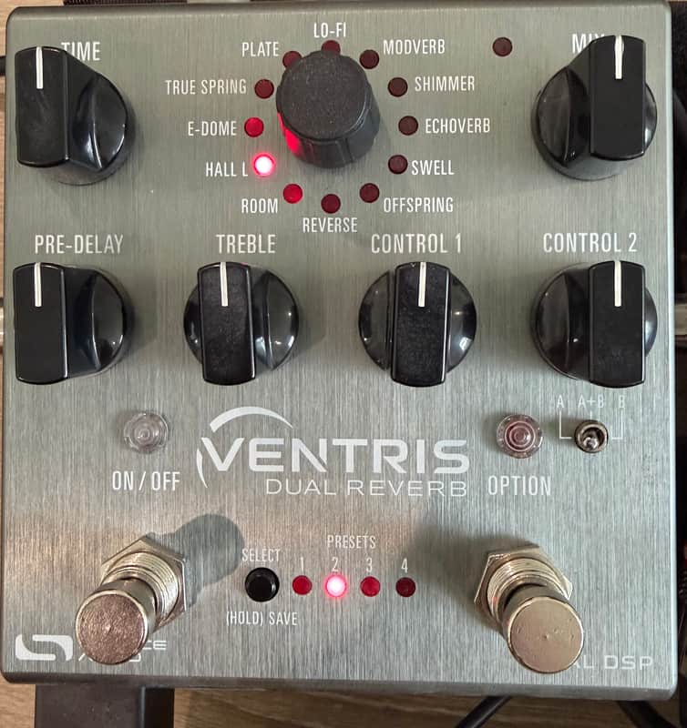 Source Audio SA262 Ventris Dual Reverb 2010s - Brushed Anodized Aluminum