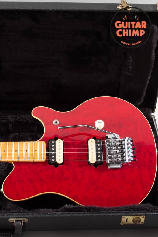 1992 Ernie Ball Music Man Eddie Van Halen EVH Signature Red Translucent w/ OHSC