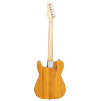 Maple Fingerboard GTL Electric Guitar SS Pickup - Transparent Yellow image 3