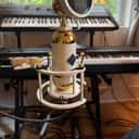 Soyuz Microphones SU-017 Large Diaphragm Cardioid Tube Condenser Microphone 2010s - Cream / Brass