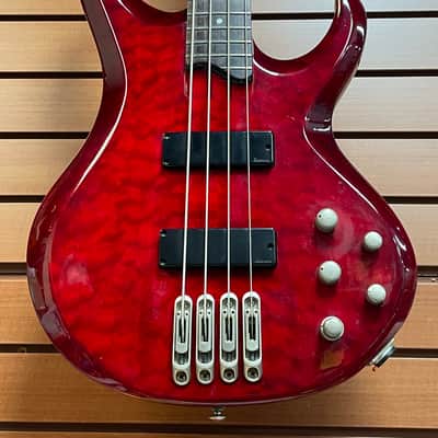 Ibanez BTB400QM-TR Standard - Transparent Red image 2