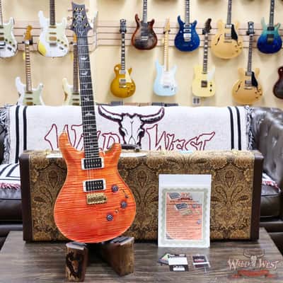 PRS Wild West Guitars 25th Anniversary Limited Run Wood Library Artist Package Custom 24 Piezo Salmon (Private Stock Color) 7.90 LBS (US Only / No International Shipping) image 6