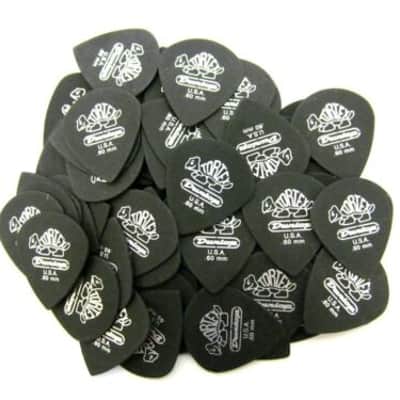 Dunlop Guitar Picks Tortex Pitch Black Jazz 72 Pack .60mm 482R.60 image 2