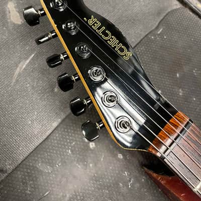 Schecter Saturn (PT) Dallas Era Mid '80s Black image 14