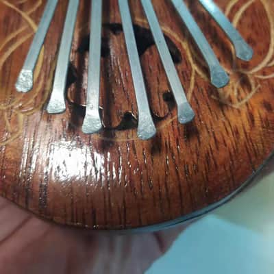Coconut Gourd Kalimba Thumb Piano 7 tuneable Note image 4