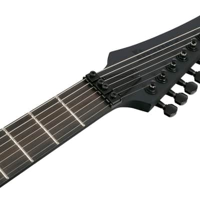 Ibanez RG Iron Label 7 String Electric Guitar - Black (RGRB720BKF) image 5
