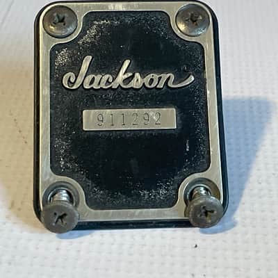 1990's Jackson Professional Series Stealth Pro Guitar No Address Cast Neckplate w/ Screws