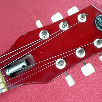 Teisco EP-2L Hollow Body Electric Guitar Japan Vintage 1960's Red image 5