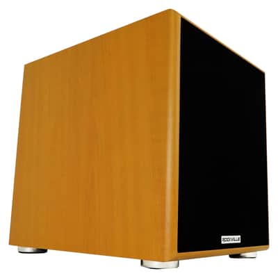 Rockville Rock Shaker 10" Inch Wood 600w Powered Home Theater Subwoofer Sub image 11