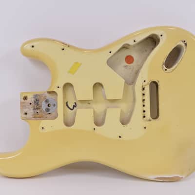 1978-1979 Fender Stratocaster BODY Olympic White 3-bolt 1970's Vintage 1975,1976,1977 image 3