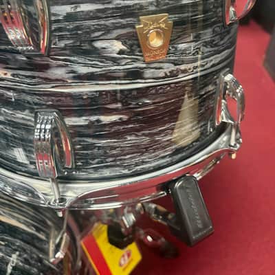 Ludwig Classic Maple Downbeat 8x12 / 14x14 / 14x20" Vintage Black Oyster Pearl image 4
