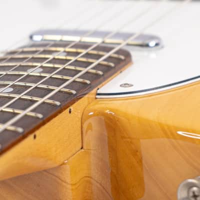 2012 MIJ Fender Telecaster Natural w/ 3-Saddle Bridge, Padded Gigbag image 11