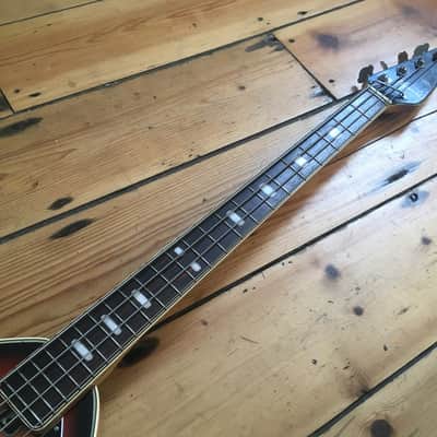 1960s Kawai Teardrop Bass Guitar Rare Japan Teisco image 3