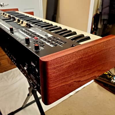 Hammond SKX Stage Keyboard / Organ Custom Exotic Sapele Wood Replacement Sides Brand New image 13