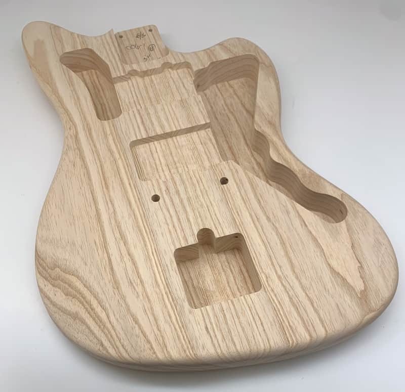 3lbs and 9oz BloomDoom Nitro Lacquer Aged Relic Swamp Ash Jazz-Style Vintage Custom Guitar Body image 1