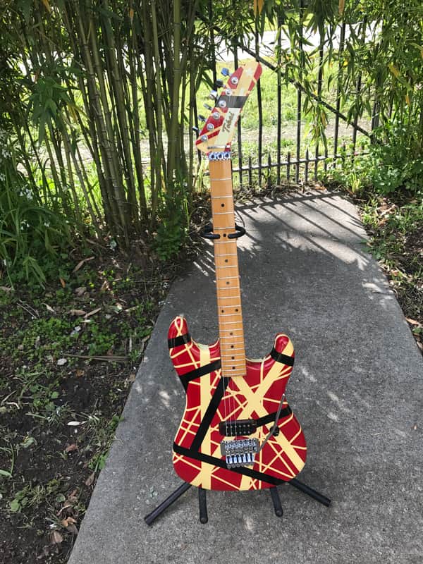 Tokai EVH Super Edition 1984 Black and Red Graphic image 1
