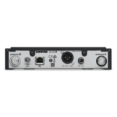 Shure SLXD4-J52 SLX-D WIRELESS RACKMOUNT RECEIVER J52 BAND image 2