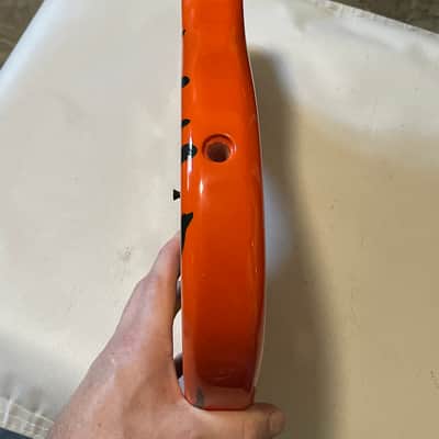 2010's Kramer Pacer Vintage Series Bengal Tiger Stripe Guitar Body Floyd Ready image 10