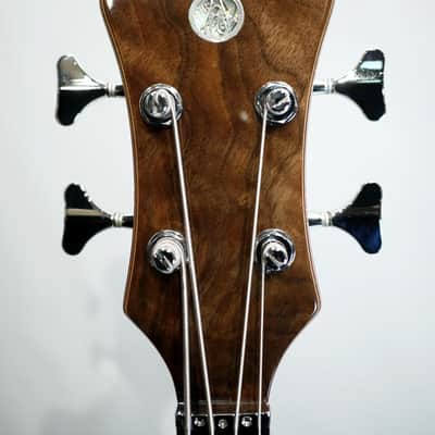 ALEMBIC SCSB4 Stanley Clarke Signature Deluxe Black Walnut Top & Purple LED 2016 image 3