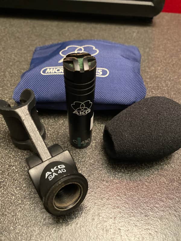 AKG C430 Small Diaphragm Cardioid Miniature Condenser Microphone 2010s image 1