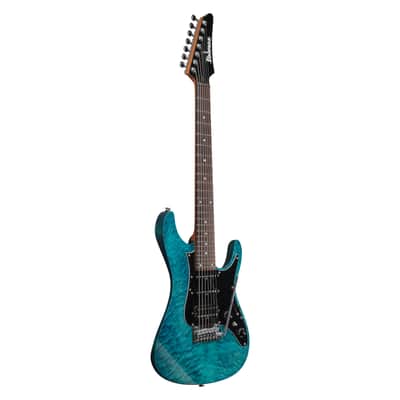 Ibanez Premium AZ447P1QM-COB Cosmic Blue - Electric Guitar image 6