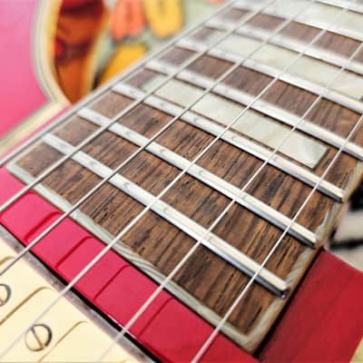 ONG Blues Guitar Muddy 2000 - Cherry Sunburst image 9