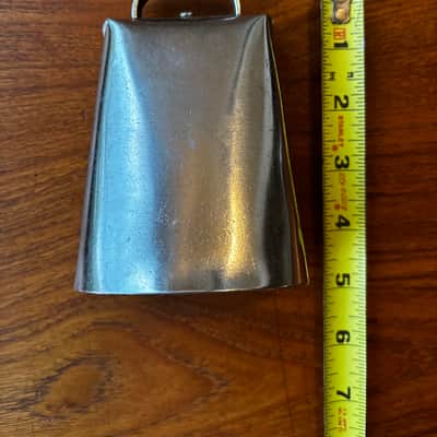 Vintage 1900s 4" Steel Cowbell Unmarked - See Video! image 6