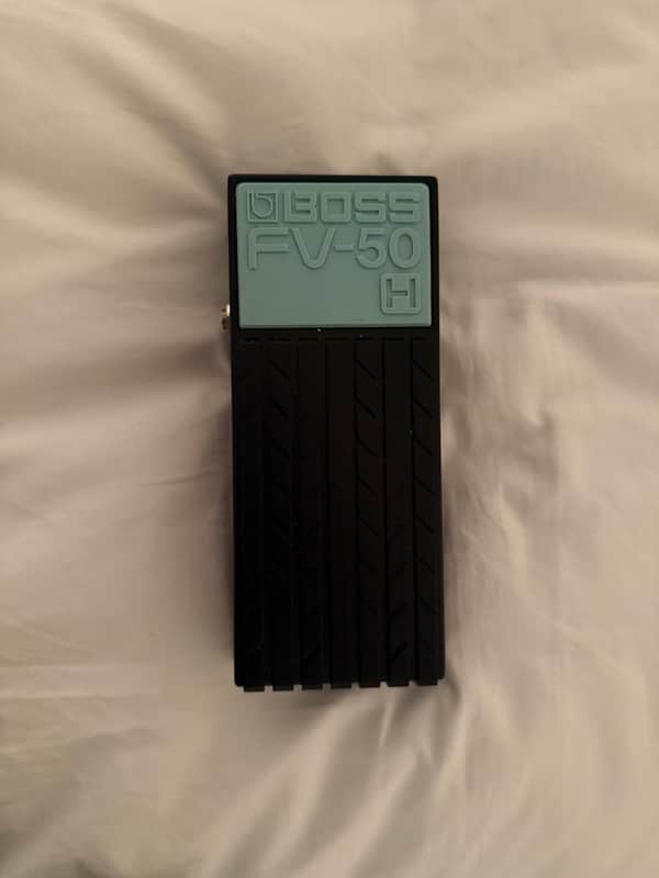 Boss FV-50H High-Impedance Stereo Volume Pedal 1987 - Present - Black/Blue