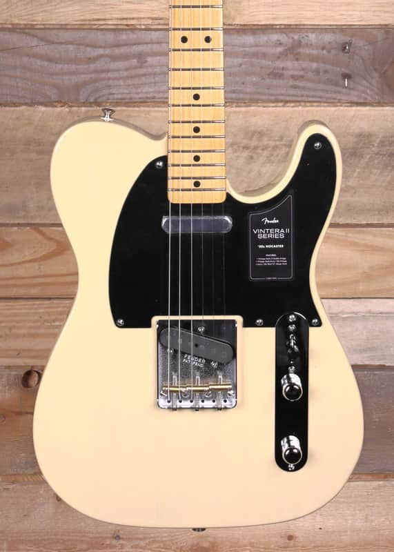 Fender Vintera II '50s Nocaster Electric Guitar Blackguard Blonde w/ Gigbag image 1