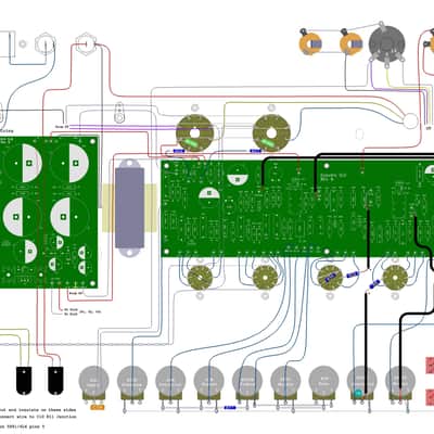 High Gain Guitar Amp Kit Eclectric SLMKO Snake Skin Soldano Style image 3