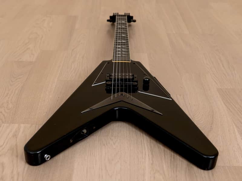 1989 Gibson V90 Flying V Vintage Electric Guitar, Ebony w/ | Reverb