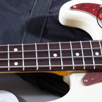 2019 Fender MIJ Japan Hama Okamoto Precision P Bass #4 Olympic White Gig Bag image 5