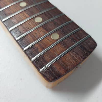 1965 Fender Mustang Neck With Tuners! Smooth Truss Rod Straight Neck image 4