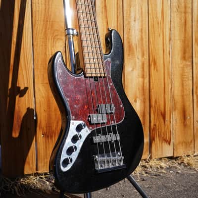 Sadowsky Metro Express Hybrid P/J Black High Polish Left Handed 5-String w/ Gig Bag image 3