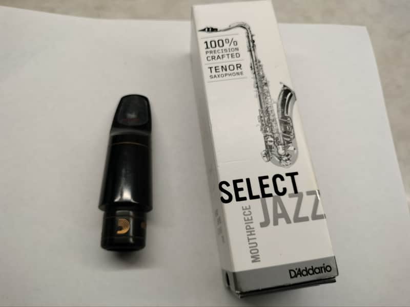 D'Addario MKS-D8M Select Jazz Tenor Saxophone Mouthpiece - 8 2010s - Black image 1