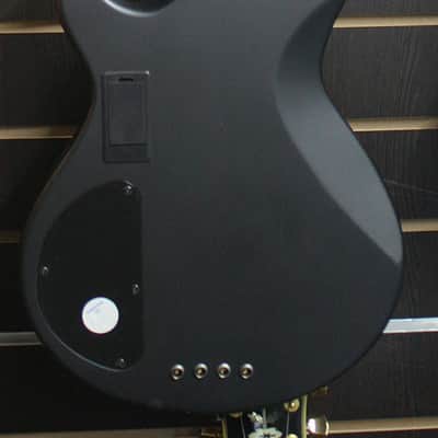 Cort EVL Z6B 2007 Korea Black Satin Evil Gothic Bass with EMG and Ebony Fingerboard Rare NOS image 5