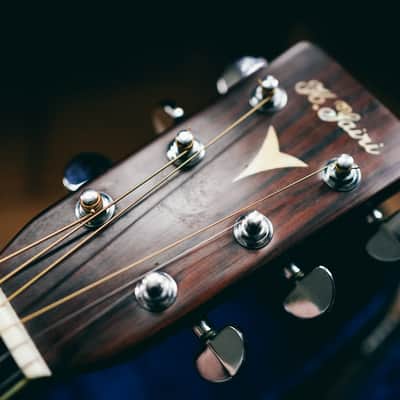 1981 K.Yairi YW-500P – Handcrafted in Japan | Solid Top | D-45 Style | Original Hard Case image 11