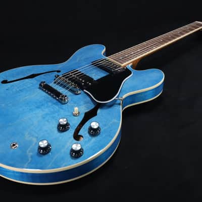 Gibson ES-335 Figured Ocean Blue USA with Case 250 image 2