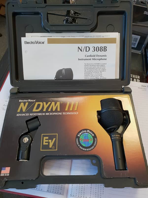 Electro-Voice N/D 308B Cardioid Dynamic Instrument Microphone image 1