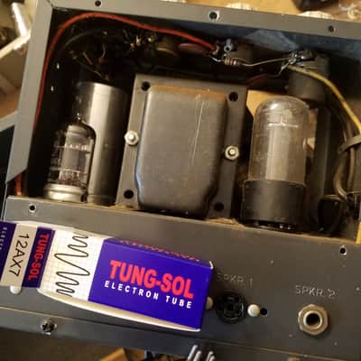 Voice of Music 166A Extension Speaker 6V6 12AX7 Tube Guitar Amp Kit Project Jensen AlNiCo 6x9 8809 8810 1960 image 11
