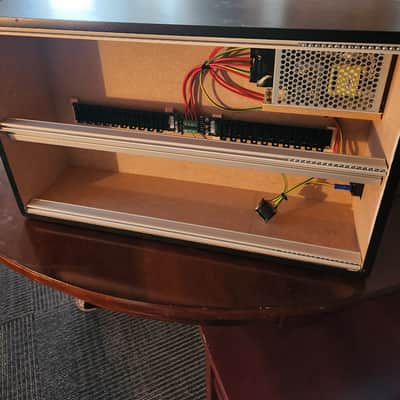 Powered Eurorack Case 88hp 6u 2023 - Black image 1