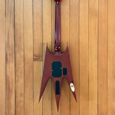 2010 ESP Edwards Izumi Ochiai Aion Flying W Electric Guitar Red Maroon Vermillion Original Case OHSC Extremely Rare image 13