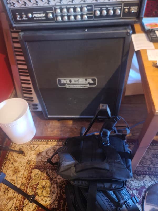 Mesa Boogie Rectifier 120-Watt 2x12" Vertical Slant Guitar Speaker Cabinet 2010s - Various image 1