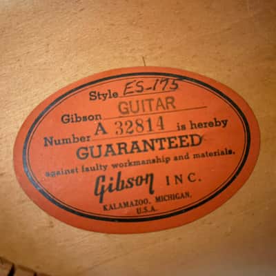Gibson ES-175 1960 - P.A.F. pickup image 4