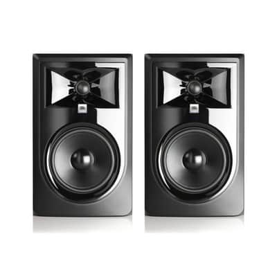 JBL 305P MKII Powered 5-Inch Two-Way Studio Monitor Bundle (Pair) image 6